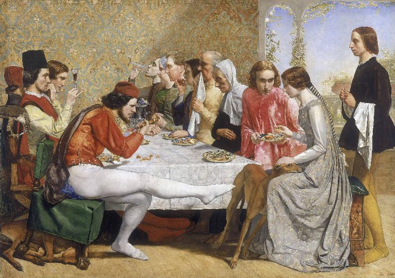 Sir John Everett Millais Isabella oil painting picture